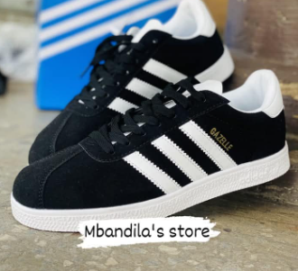 black sneakers