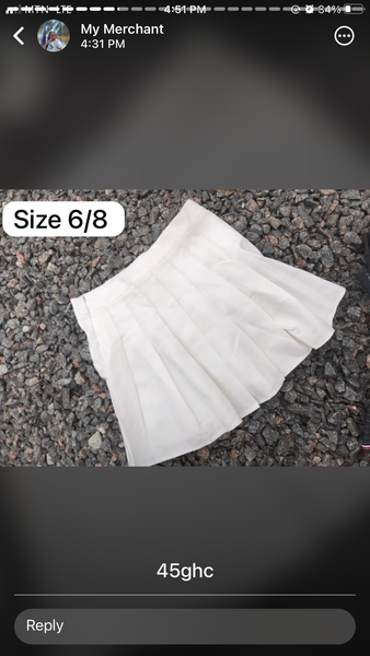 Tennis skirts