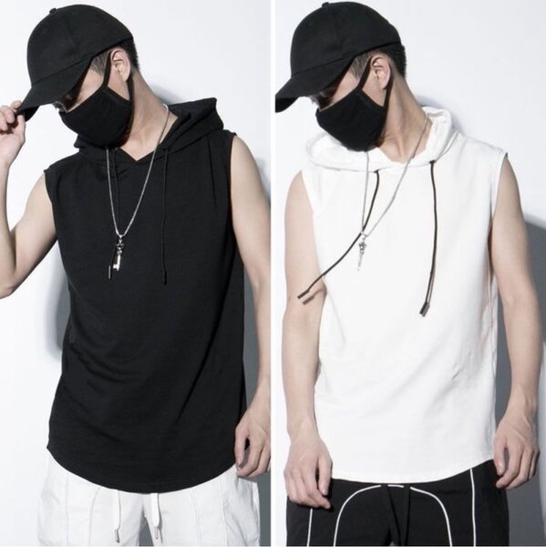 2PCS of T-shirts with hoody