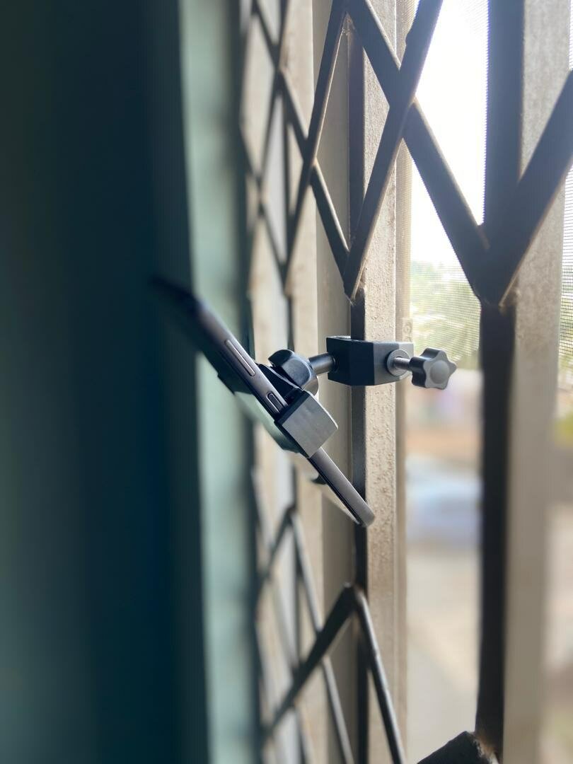 Phone clamp