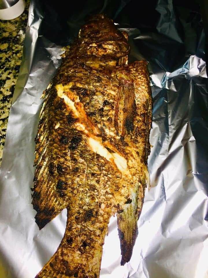 Poisson braisé