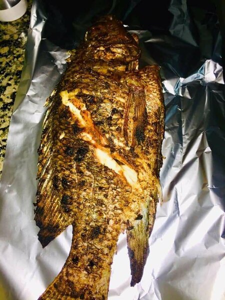 Poisson braisé