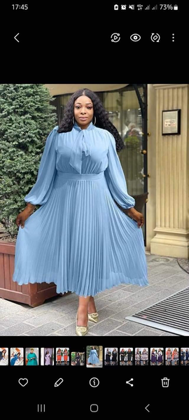 Robe bleu