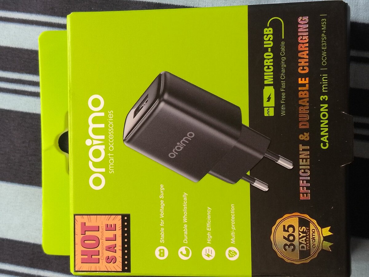 Chargeur Android ORAIMO original