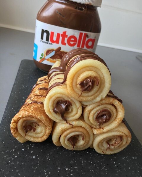 Crêpes au nutella