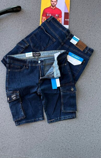 STOCK SIDE POCKET JEANS SHORTS