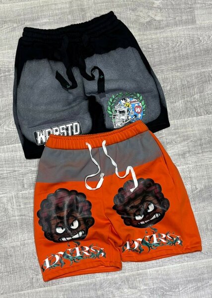 Shorts colorés en coton