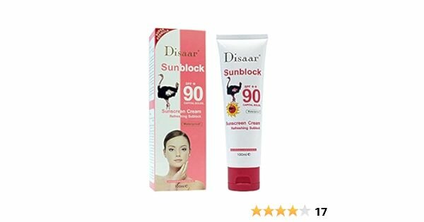 Disaar Beauty Sunscreen Cream Refreshing Sunblock SPF90+