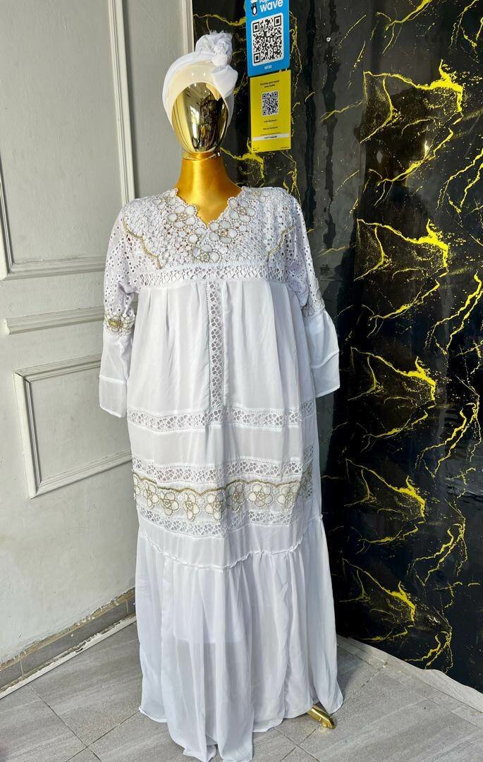 Boubou en dentelle