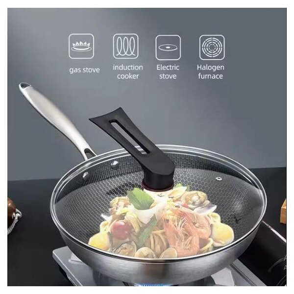 Poêle antiadhésive en inox