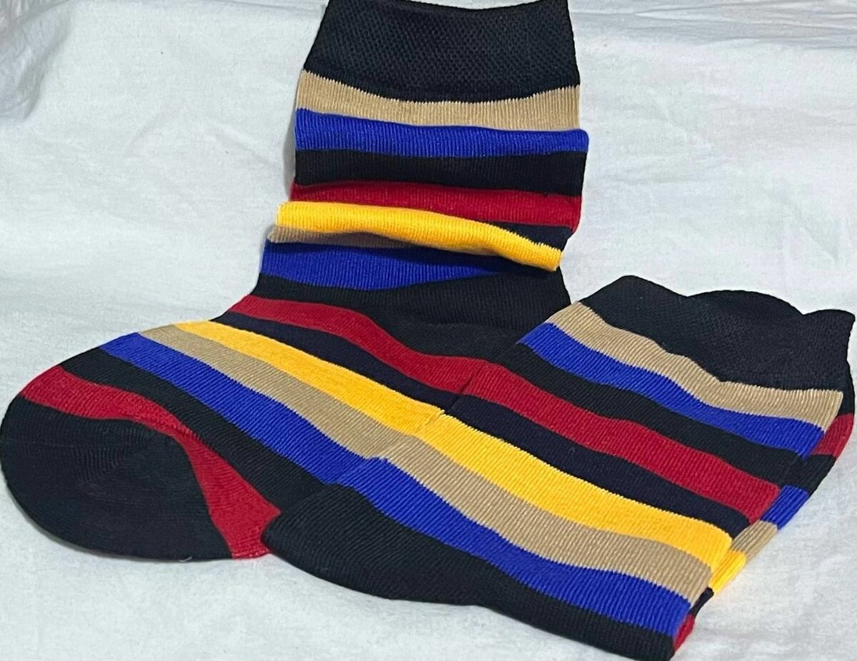 Chaussettes colorées confortables
