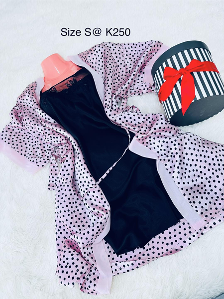 Lingerie rose noir