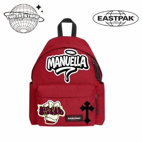 Sac à dos rouge stickers