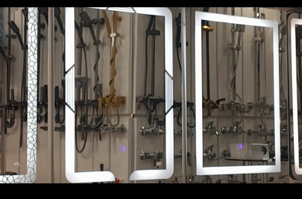 miroir à lampe
