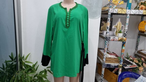 Tunique verte élégante