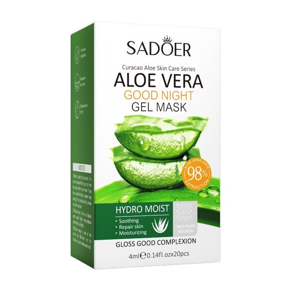 Night sleeping gel mask