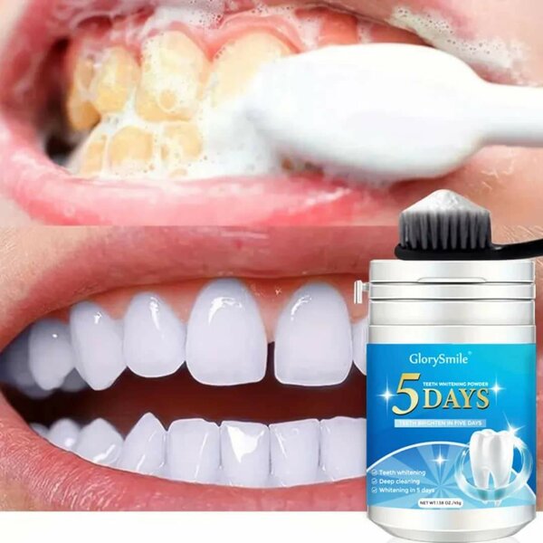 Poudre Blanchissante Dents Rapide