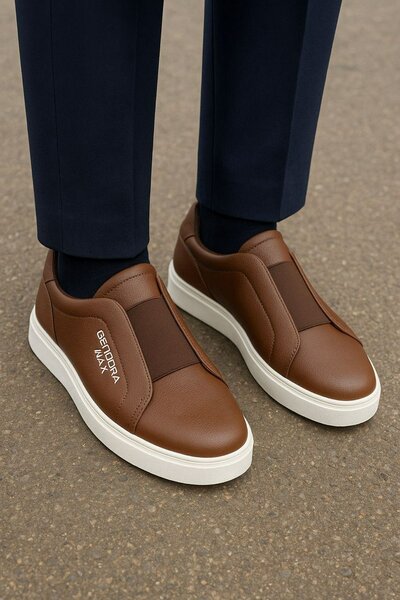 Sneakers homme élégants en cuir