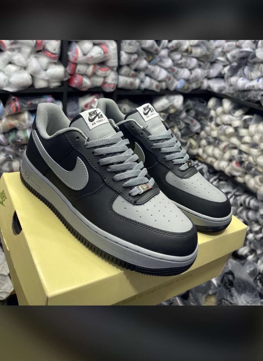 Airforce 1 black and ash