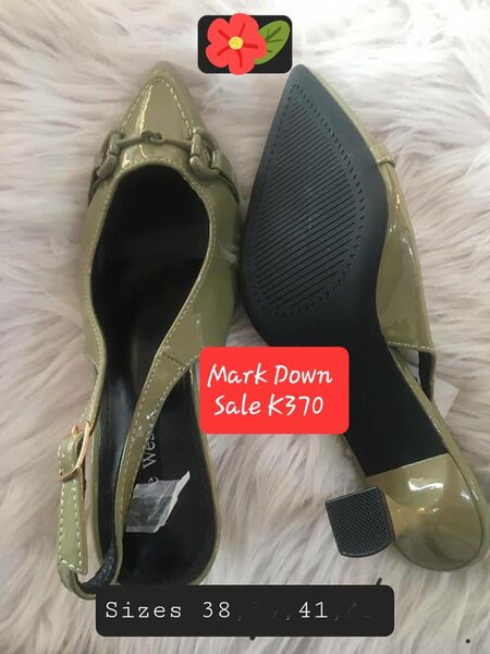 green sandals