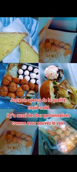 Box de 30 canapés ou apéritifs ou apéritifs différents