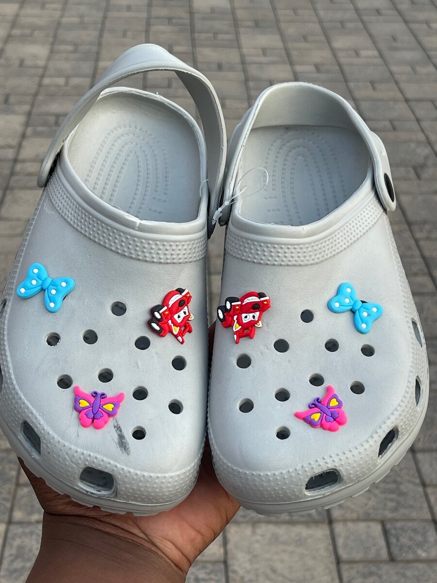 Grey Crocs