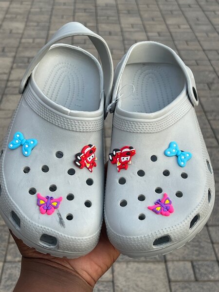 Grey Crocs