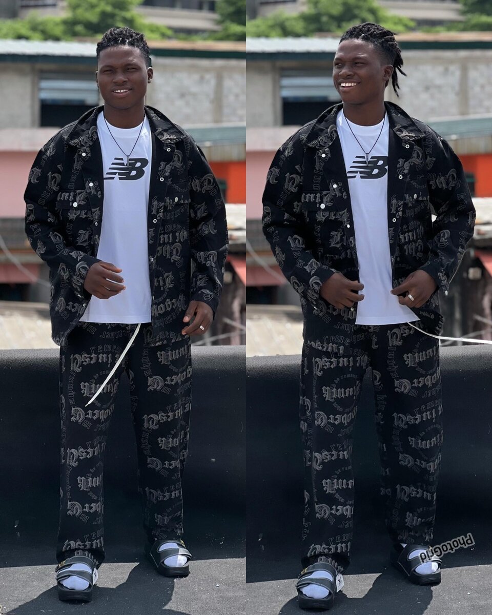 Ensemble streetwear en jean pour hommes