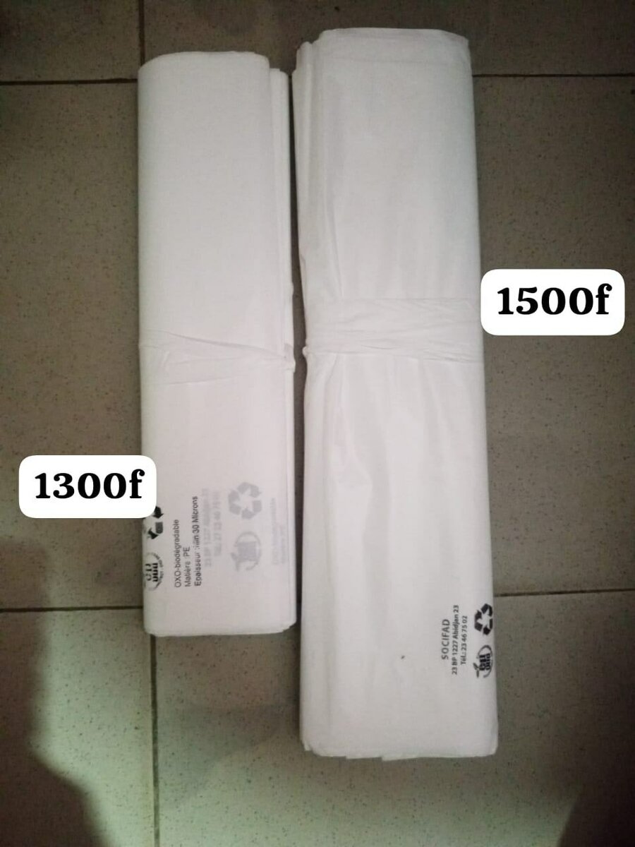 Rouleaux de Sacs en Plastique