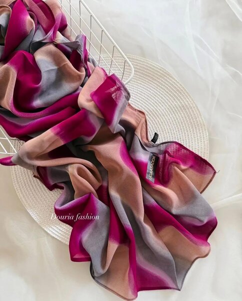 Voile en mousseline multicolor