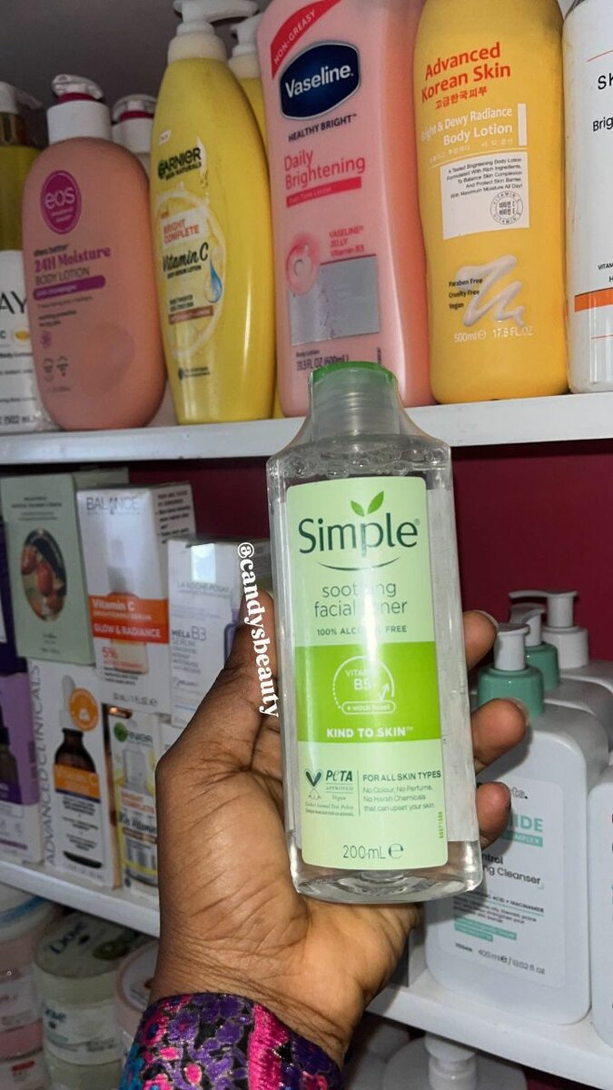 Lotion tonique apaisant Simple