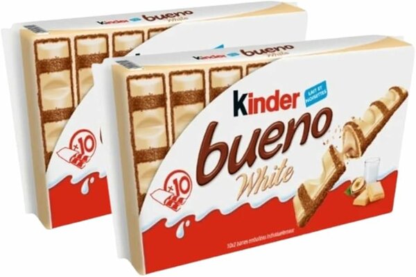 Kinder Bueno White biscuits