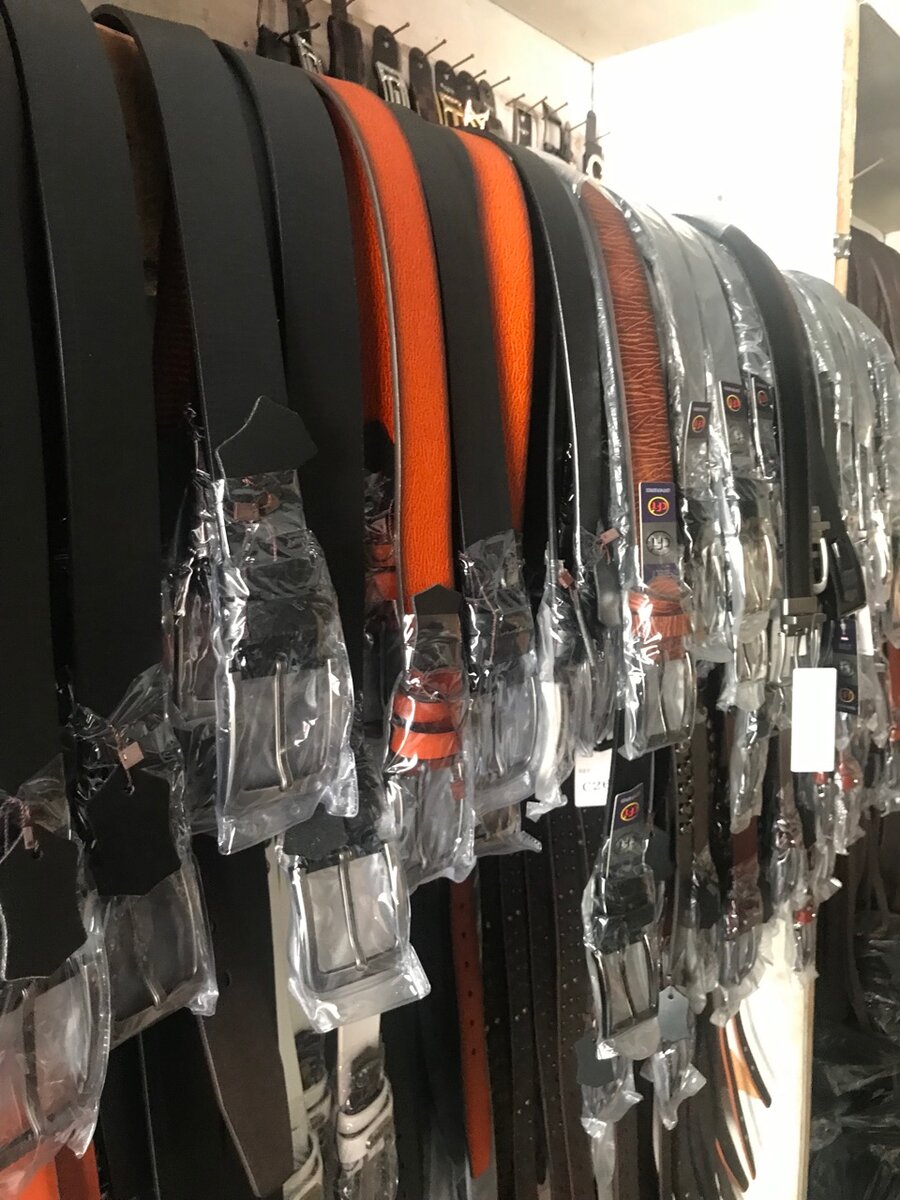 100% leather belt