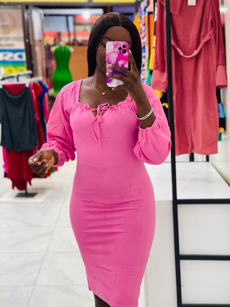 Robe rose