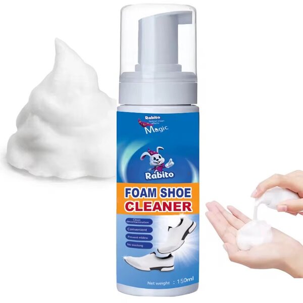 Mousse lavante de chaussure