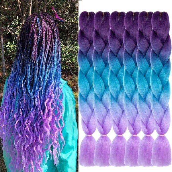 Ombré Braiding Hair