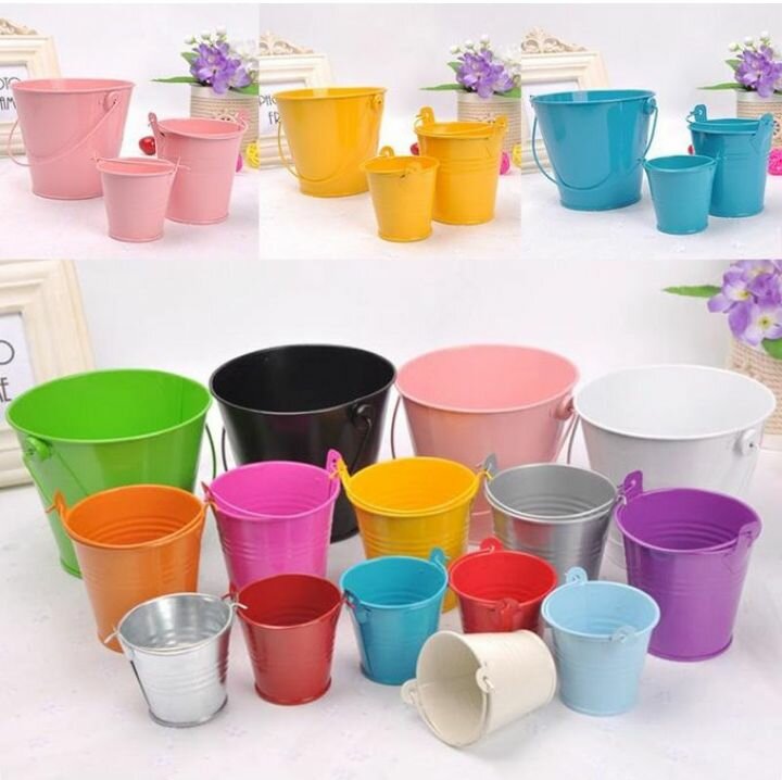 Portable Metal Bucket Camping