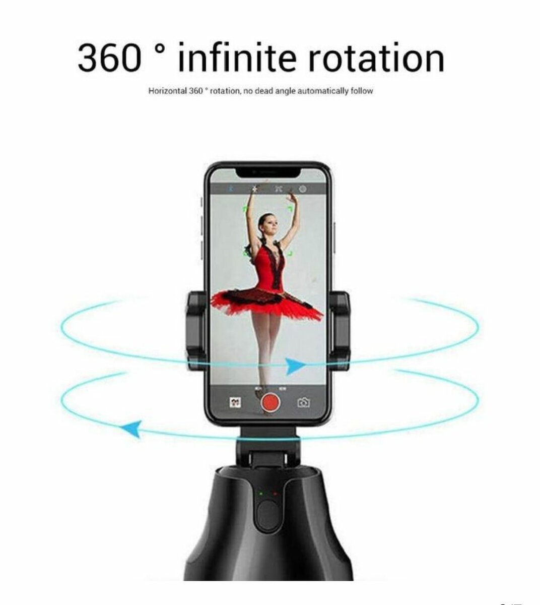 360° AI tracking phone holder