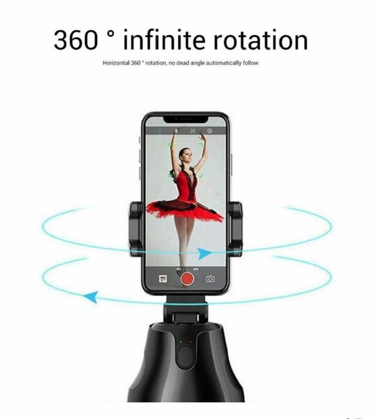 360° AI tracking phone holder