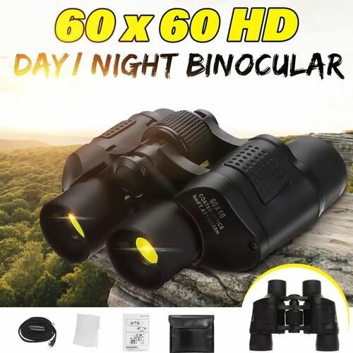 Jumelles HD 60x60 Vision Nocturne