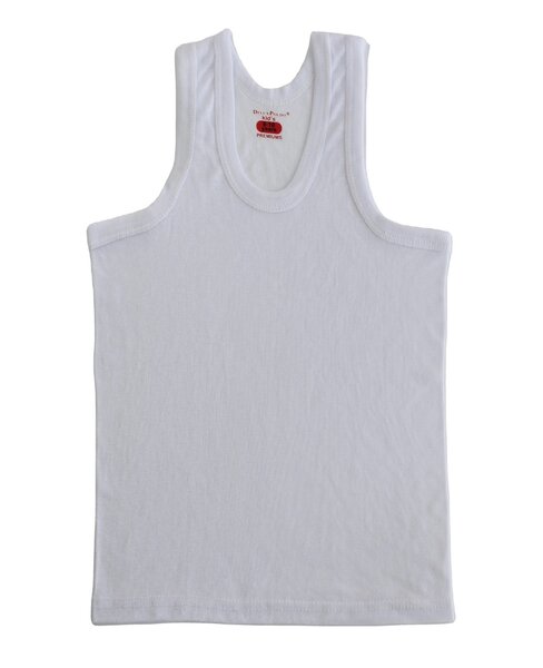 Débardeur Enfant Coton Blanc