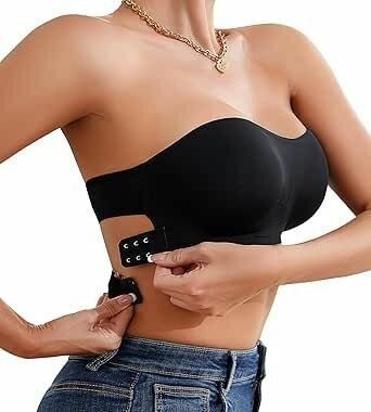 Strap less bra