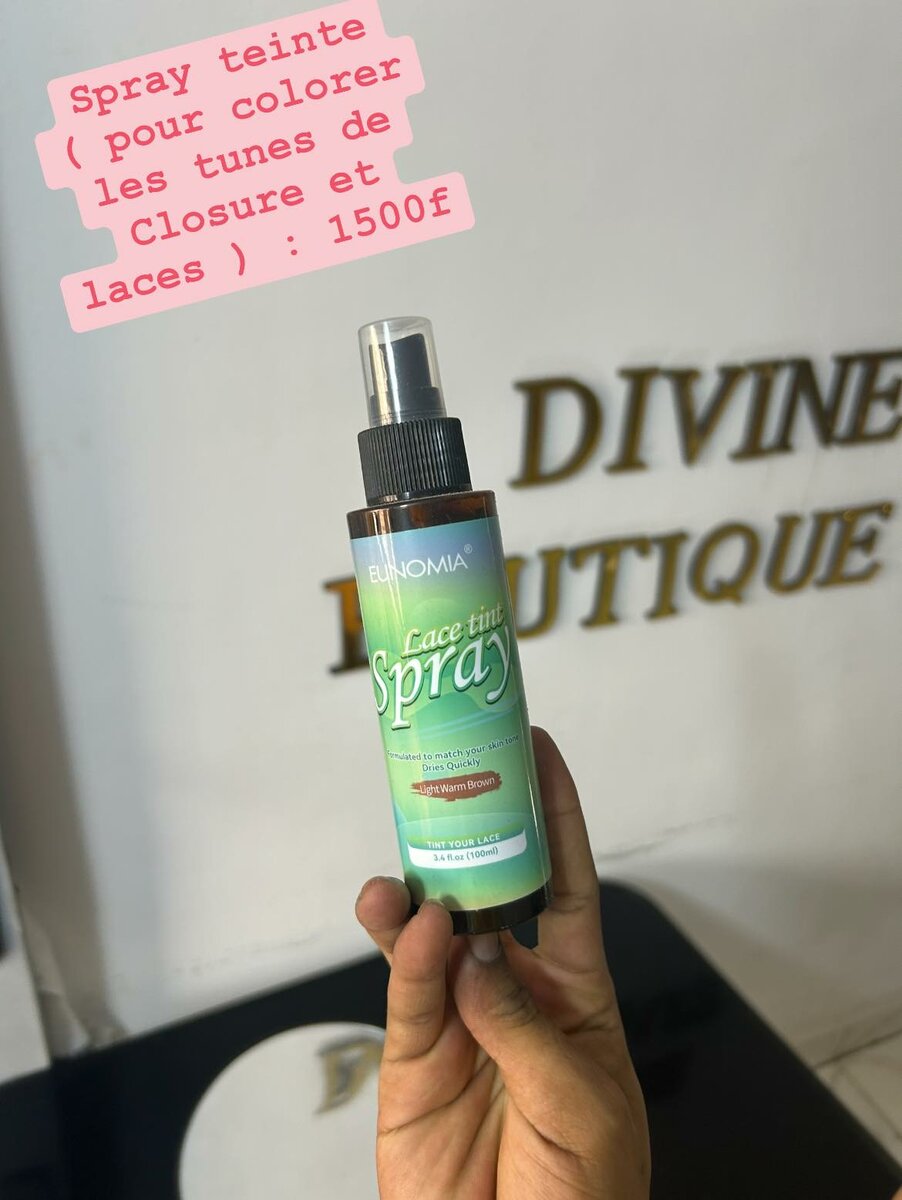 Spray teinte ( pour colorer les tunes de Closure et laces ) 