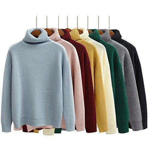 Pull Col Roulé en Laine Unisexe