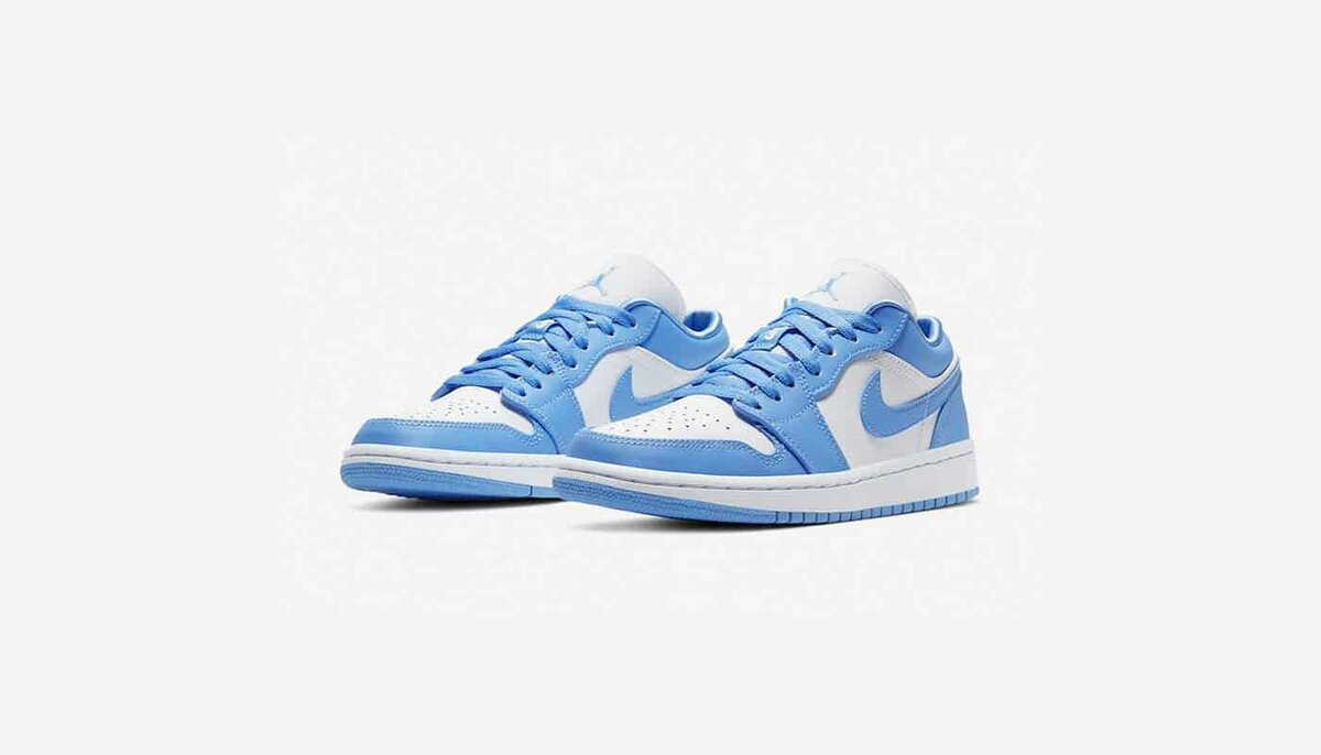 Jordan rétro 1 bas bleu