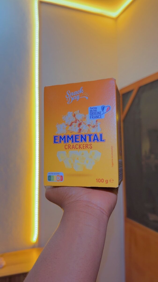Crackers Emmental 100g