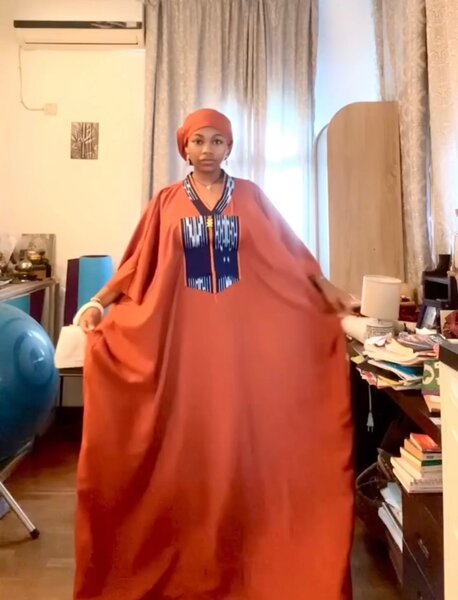 Robe avec foulard
