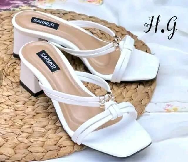 Talons Évasés Élégants Femme