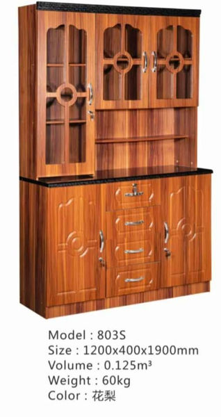 3/4 kitchen unit brown