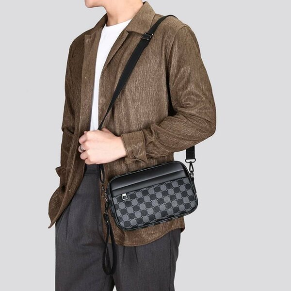 Sac à bandoulière élégant noir